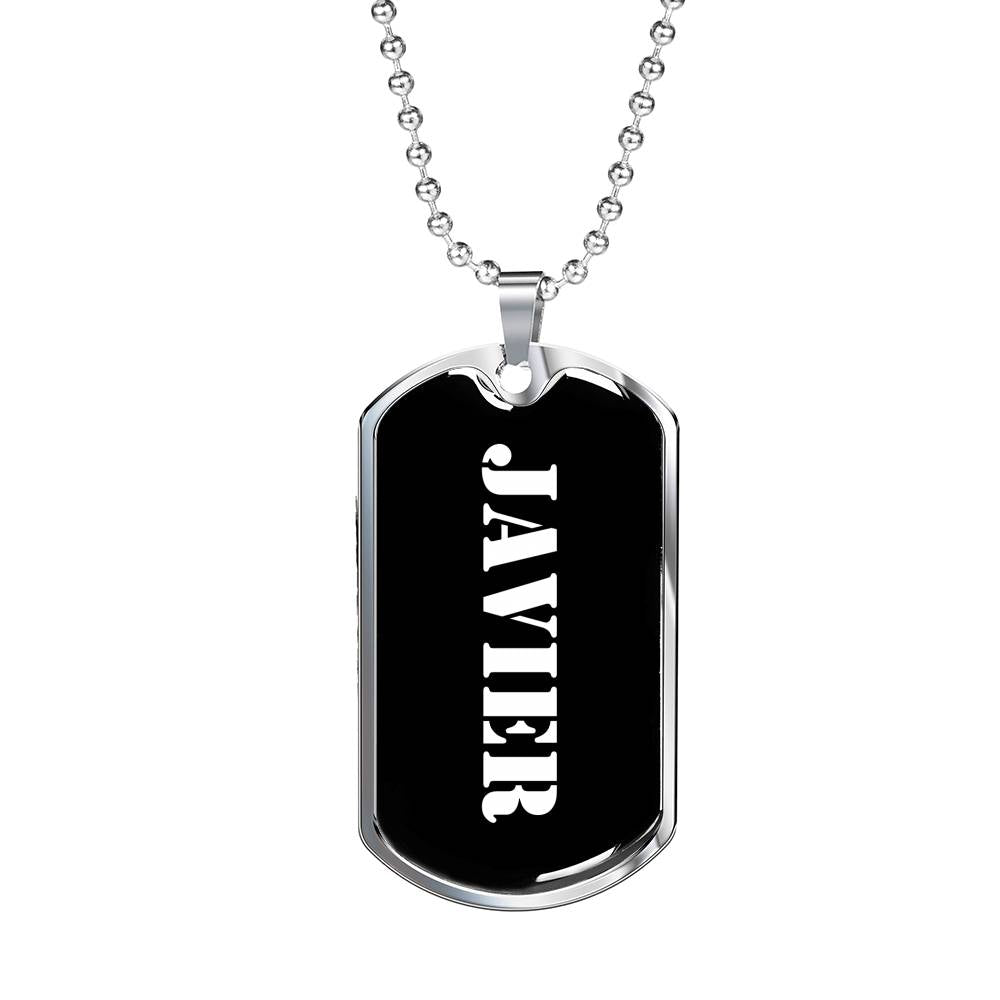 Javier v2 - Luxury Dog Tag Necklace