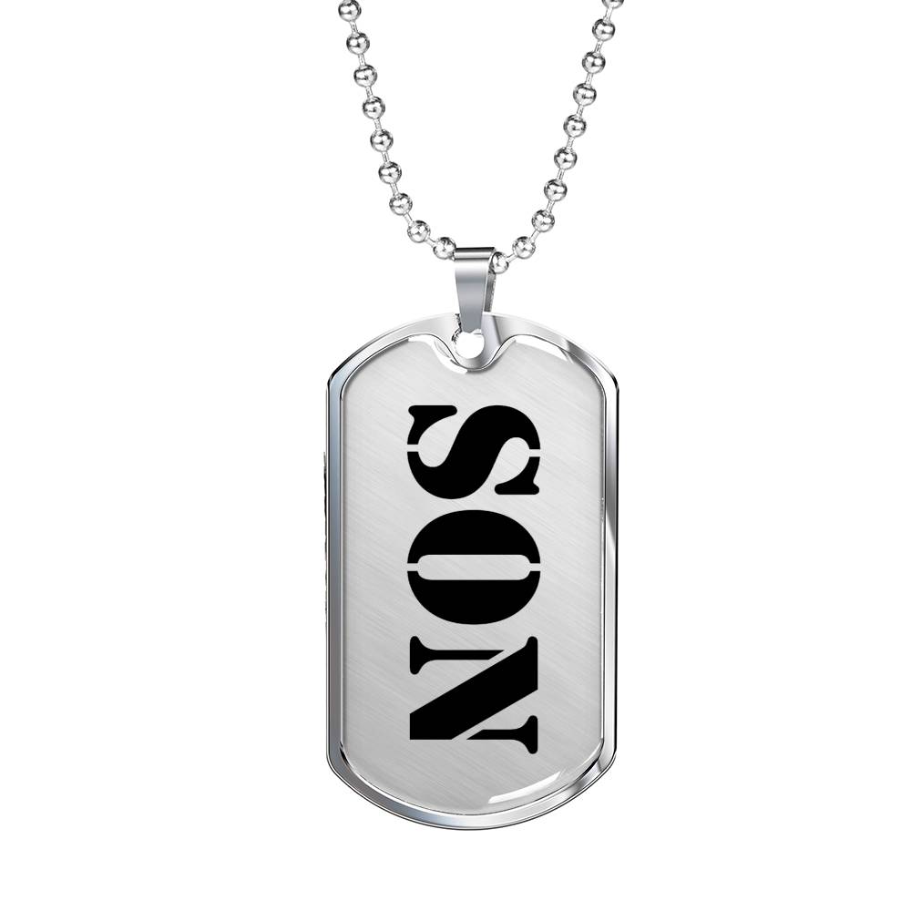 Son - Luxury Dog Tag Necklace
