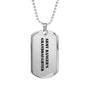 Army Ranger's Granddaughter - Luxury Dog Tag Necklace