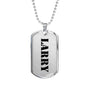 Larry - Luxury Dog Tag Necklace