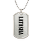 Latasha v01 - Luxury Dog Tag Necklace