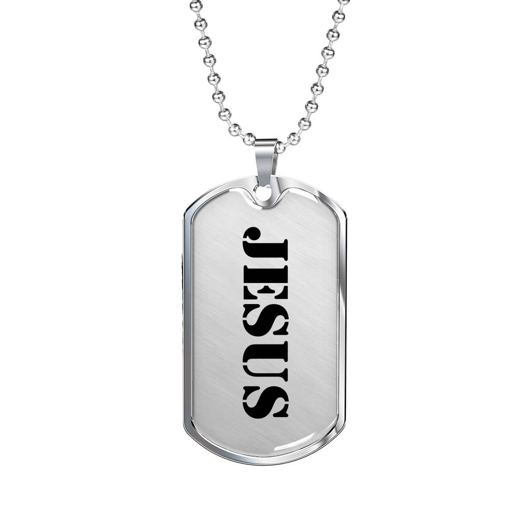 Jesus - Luxury Dog Tag Necklace