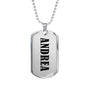 Andrea v01 - Luxury Dog Tag Necklace