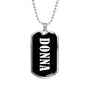 Donna v02 - Luxury Dog Tag Necklace