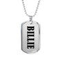 Billie v01 - Luxury Dog Tag Necklace