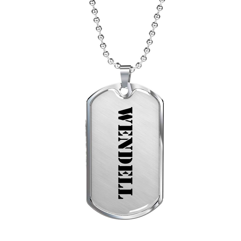 Wendell - Luxury Dog Tag Necklace
