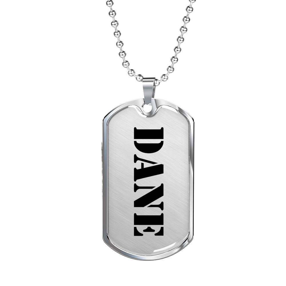 Dane - Luxury Dog Tag Necklace