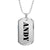 Andy - Luxury Dog Tag Necklace