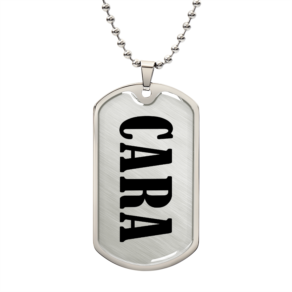 Cara v01 - Luxury Dog Tag Necklace
