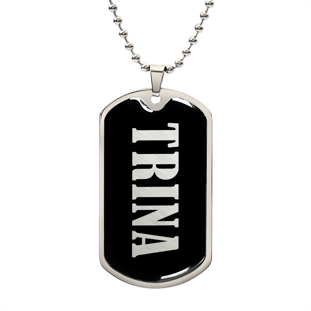 Trina v02 - Luxury Dog Tag Necklace