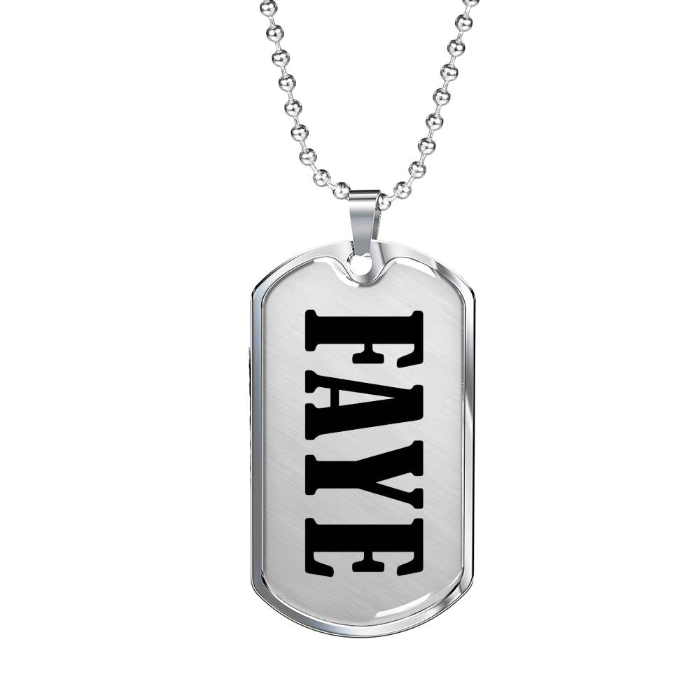 Faye v01 - Luxury Dog Tag Necklace