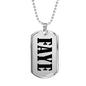 Faye v01 - Luxury Dog Tag Necklace