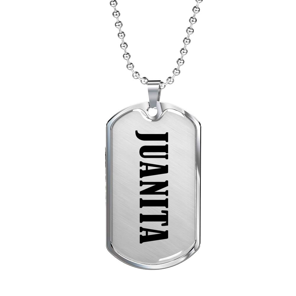 Juanita v01 - Luxury Dog Tag Necklace