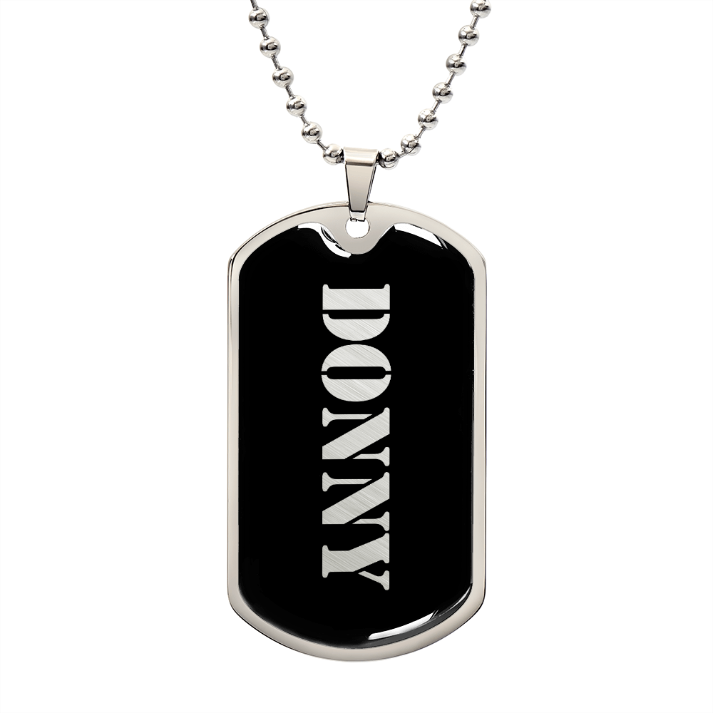 Donny v2 - Luxury Dog Tag Necklace