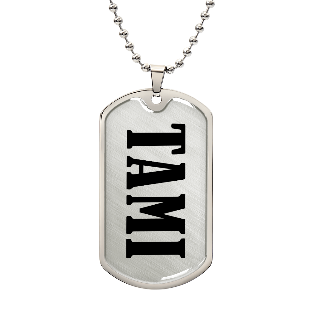 Tami v01 - Luxury Dog Tag Necklace