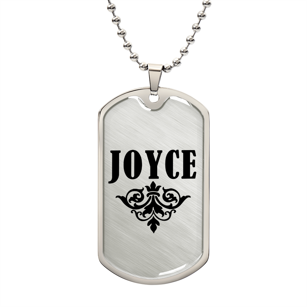 Joyce v01a - Luxury Dog Tag Necklace