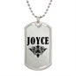 Joyce v01a - Luxury Dog Tag Necklace
