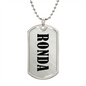 Ronda v01 - Luxury Dog Tag Necklace
