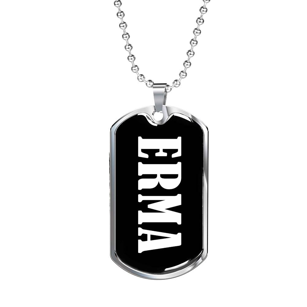 Erma v02 - Luxury Dog Tag Necklace