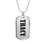 Tracy v01 - Luxury Dog Tag Necklace