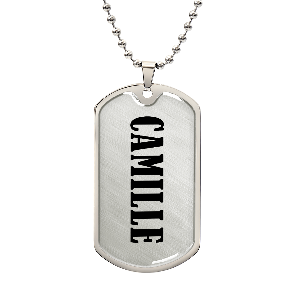 Camille v01 - Luxury Dog Tag Necklace