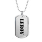 Leroy - Luxury Dog Tag Necklace