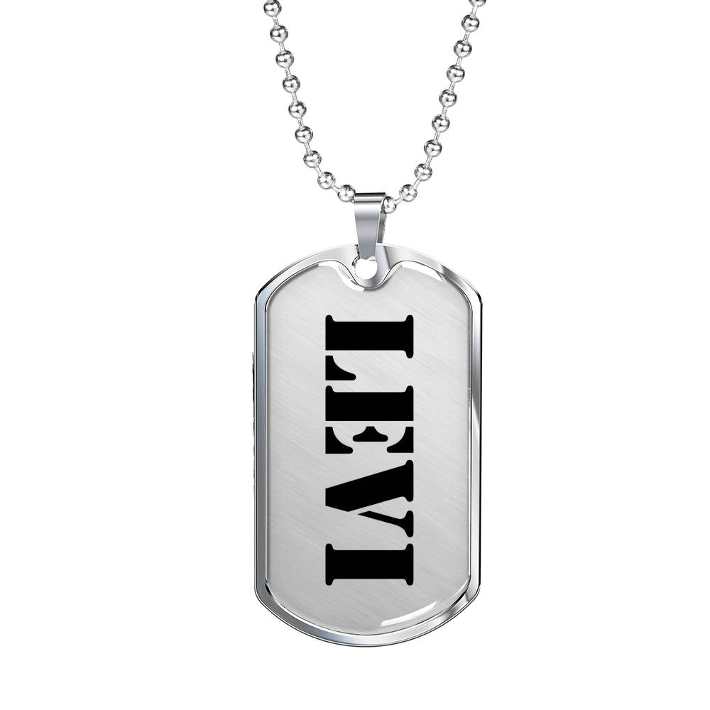 Levi - Luxury Dog Tag Necklace