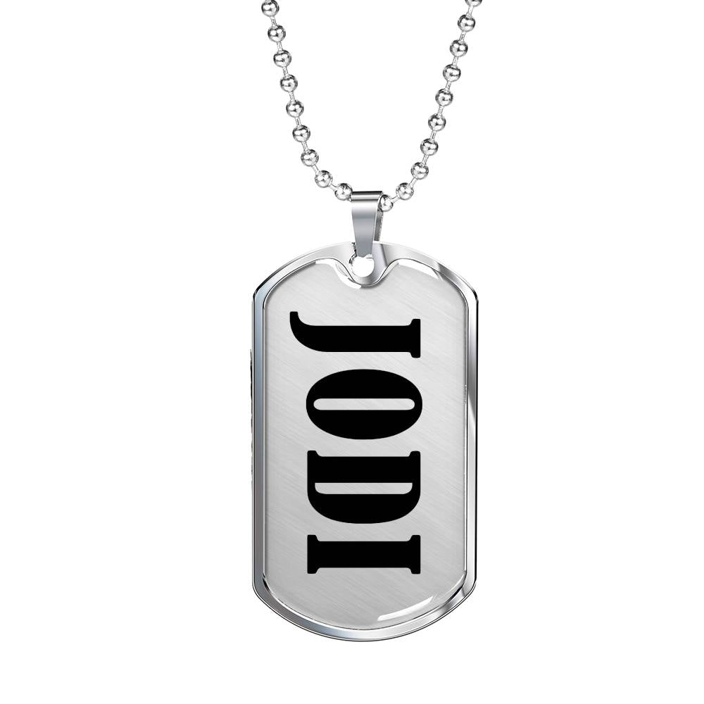 Jodi v01 - Luxury Dog Tag Necklace