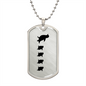 Mama Penguin With 4 Chicks - Luxury Dog Tag Necklace