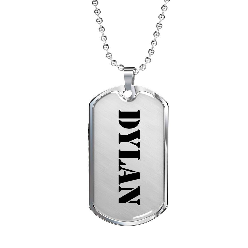Dylan - Luxury Dog Tag Necklace