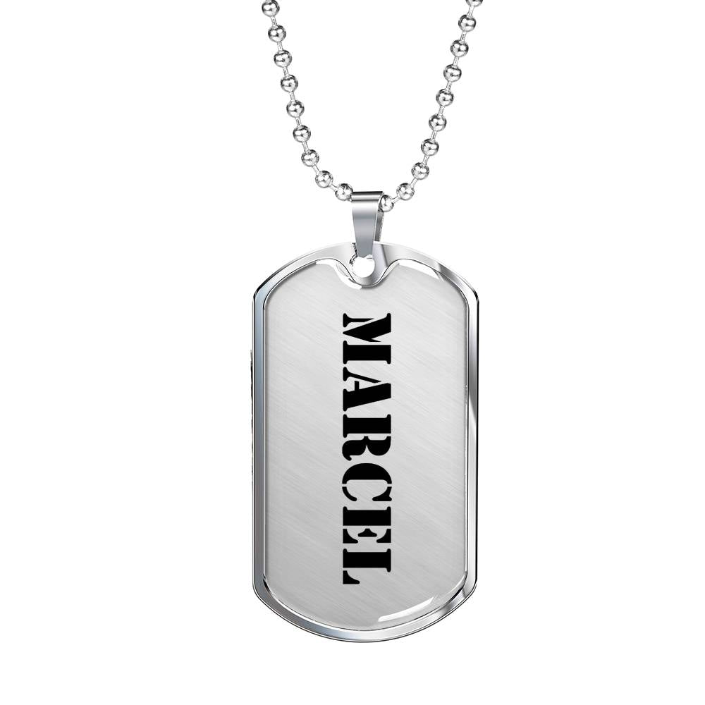 Marcel - Luxury Dog Tag Necklace