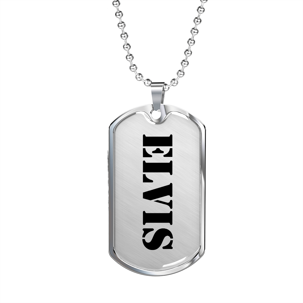 Elvis - Luxury Dog Tag Necklace