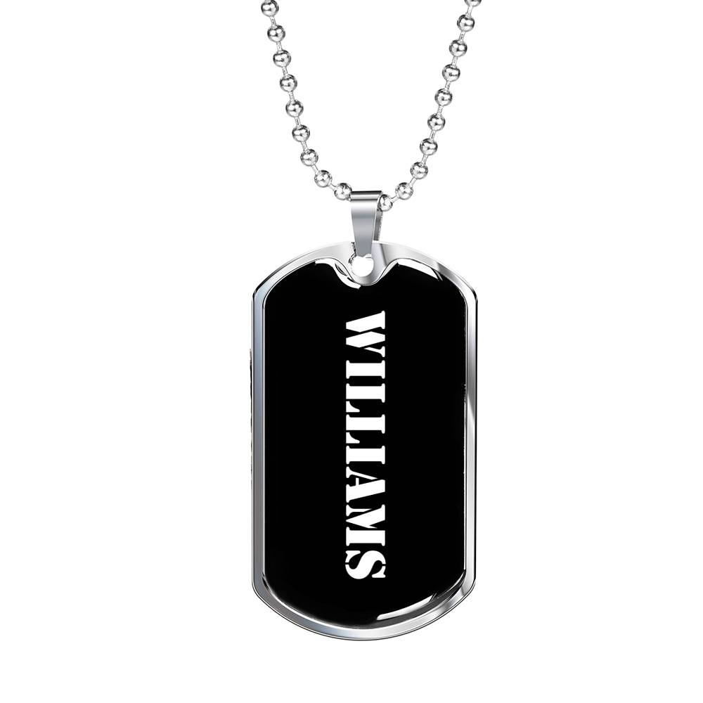Williams v2 - Luxury Dog Tag Necklace
