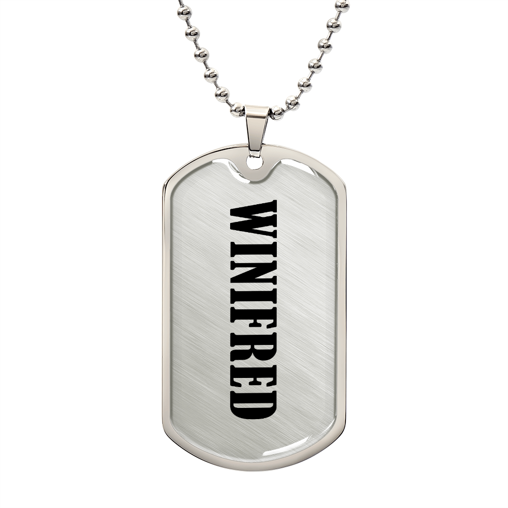 Winifred v01 - Luxury Dog Tag Necklace