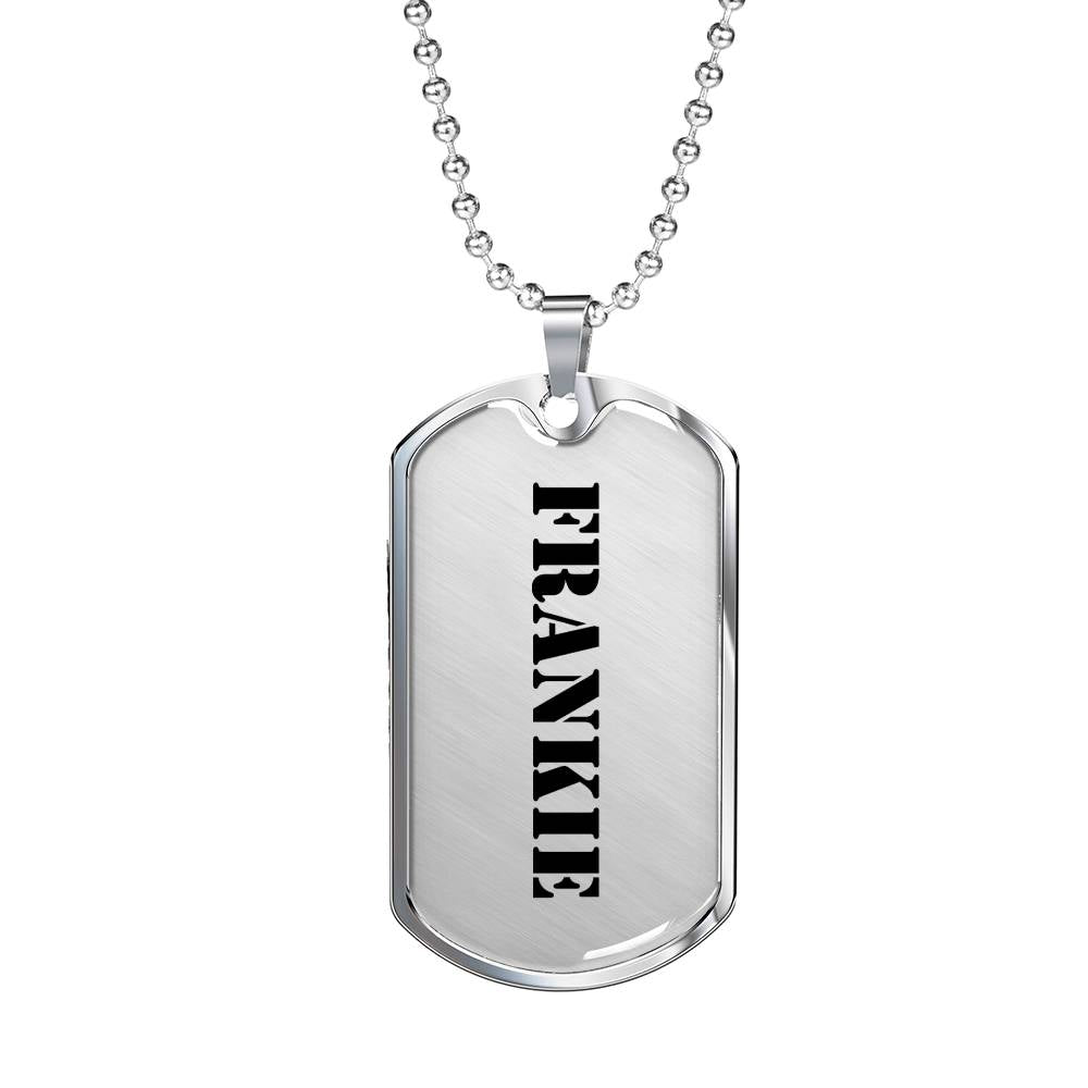 Frankie - Luxury Dog Tag Necklace