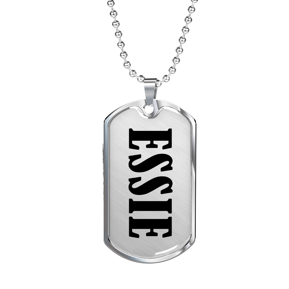Essie v01 - Luxury Dog Tag Necklace