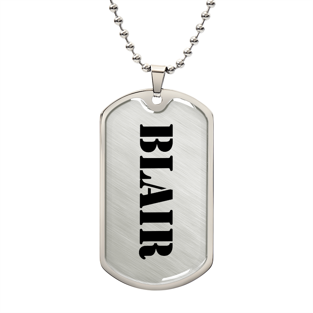 Blair - Luxury Dog Tag Necklace