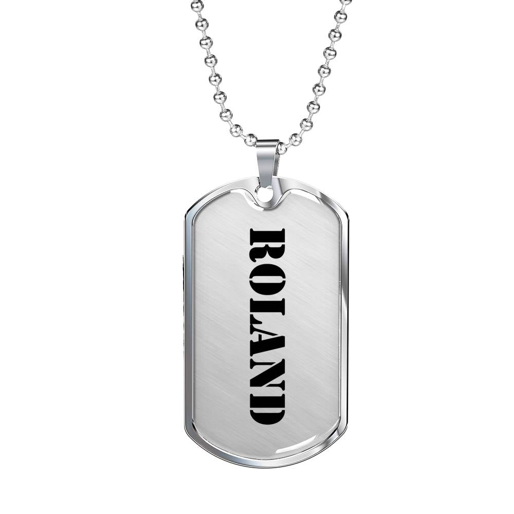 Roland - Luxury Dog Tag Necklace