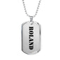 Roland - Luxury Dog Tag Necklace