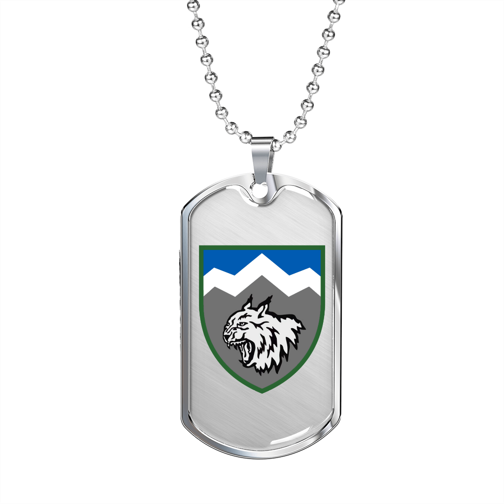 108th Mountain Assault Battalion (Ukraine) - Luxury Dog Tag Necklace