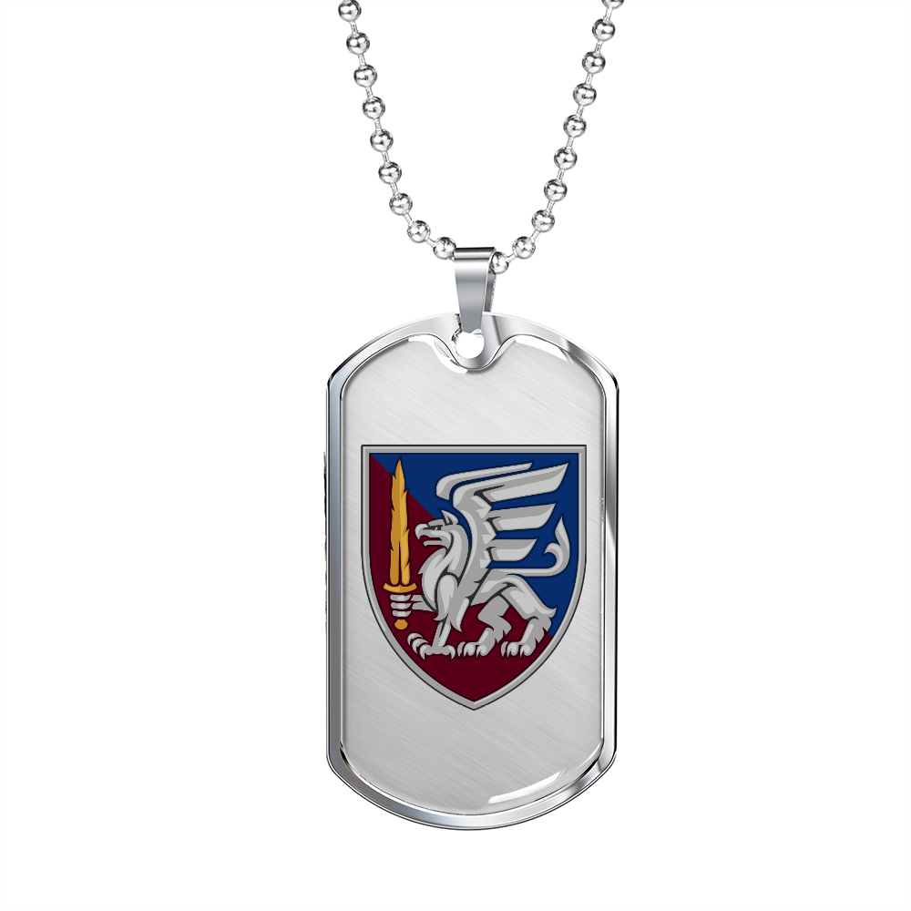 81st Airmobile Brigade (Ukraine) - Luxury Dog Tag Necklace