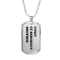 Coast Guardsman's Brother - Luxury Dog Tag Necklace