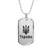 Ukraine - Luxury Dog Tag Necklace