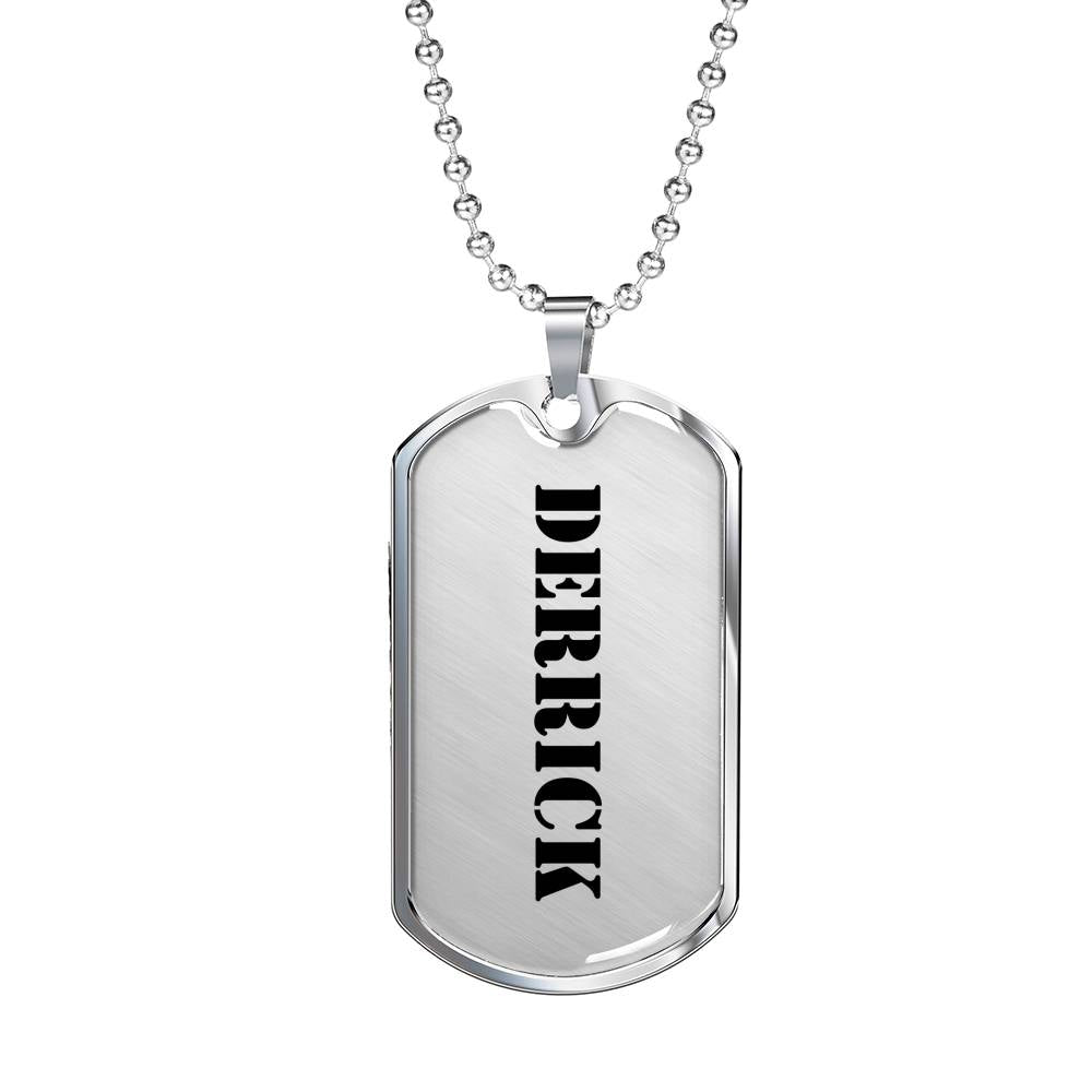 Derrick - Luxury Dog Tag Necklace