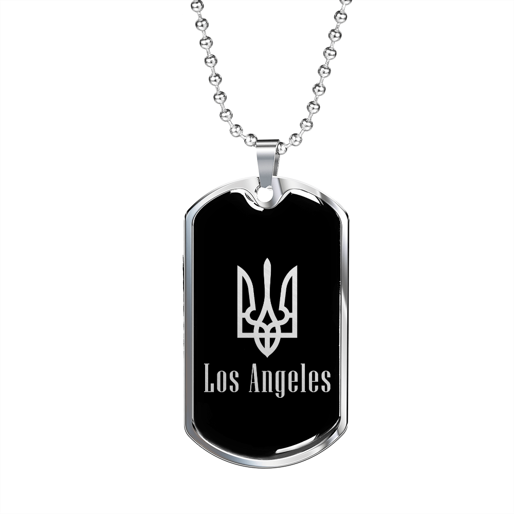 Los Angeles v2 - Luxury Dog Tag Necklace