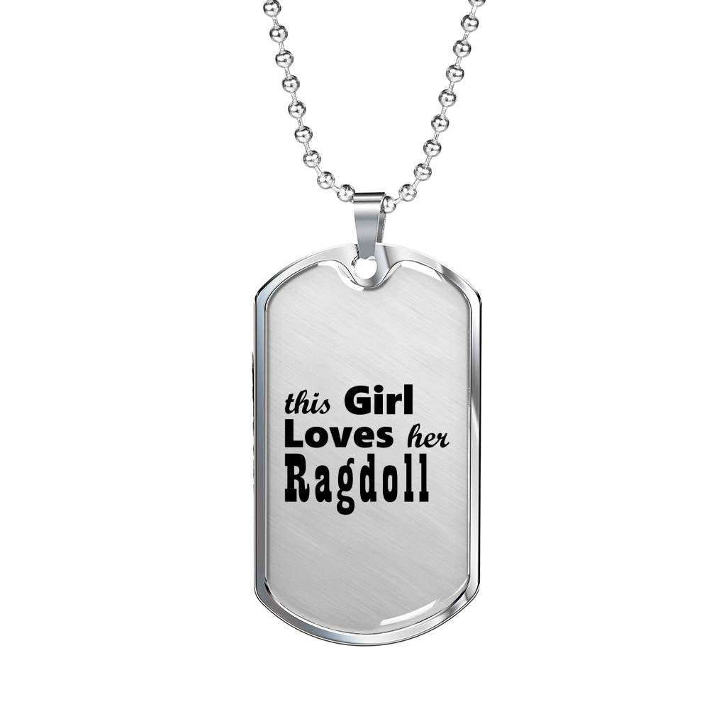 Ragdoll - Luxury Dog Tag Necklace