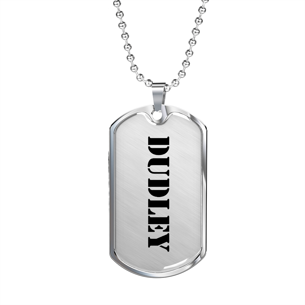 Dudley - Luxury Dog Tag Necklace