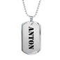 Anton - Luxury Dog Tag Necklace