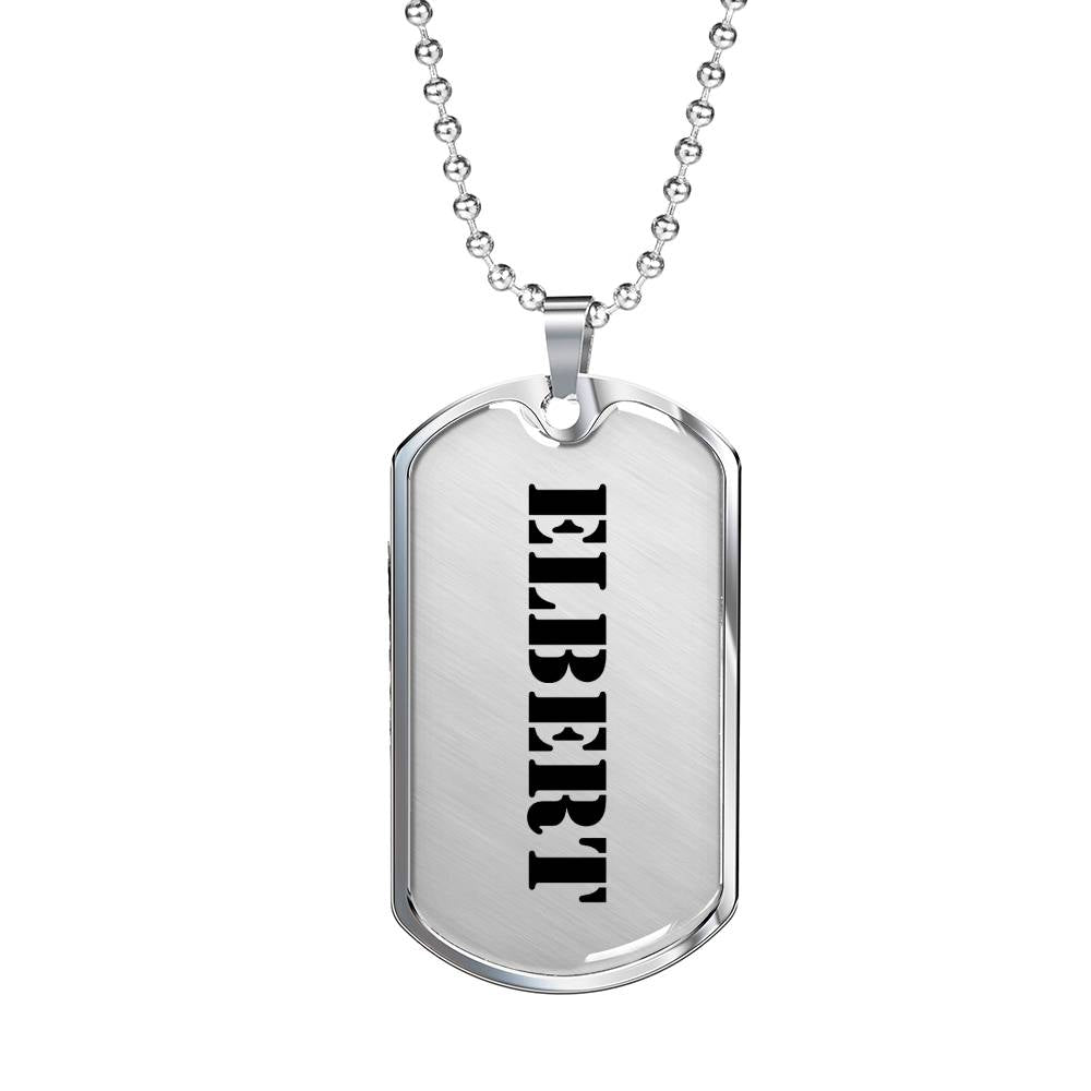 Elbert - Luxury Dog Tag Necklace