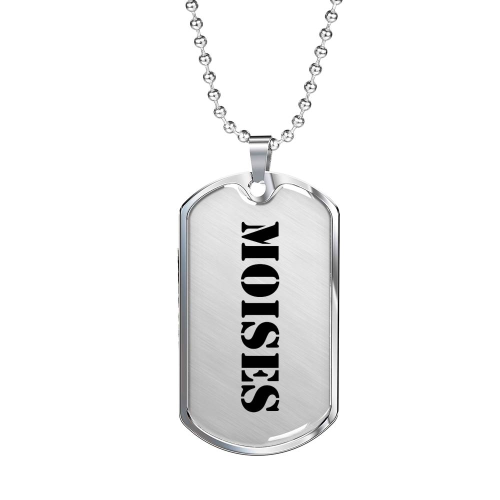 Moises - Luxury Dog Tag Necklace